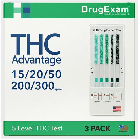 thc levels in drug testing